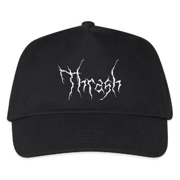Thrash-Metal-Logo - Kinder Basecap - Schwarz - Vorne