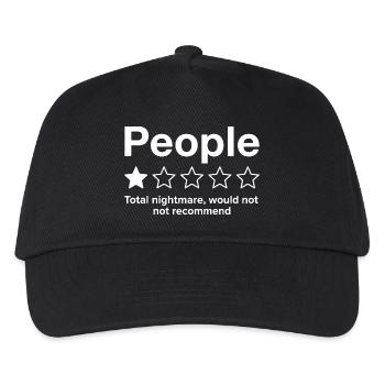 People One Star Total Nightmare - Kids’ Baseball Cap - black - Front