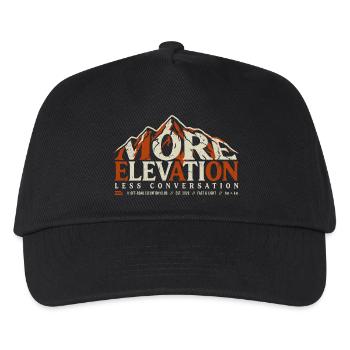More Elevation Hiking - Kids’ Baseball Cap - black - Front
