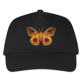 Emperor Moth Saturnia pavonia - Kids’ Baseball Cap - black - Front