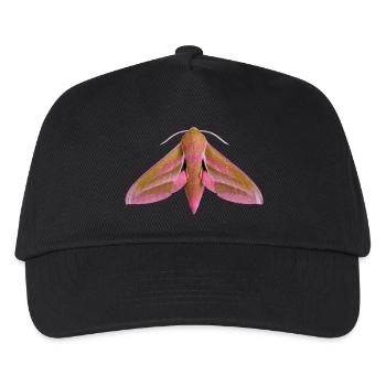 Elephant Hawk Moth Deilephila elpenor - Kids’ Baseball Cap - black - Front