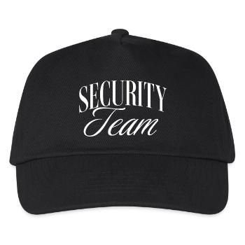 Security Team - Kinder Basecap - Schwarz - Vorne