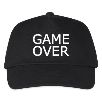 Game over - Casquette de baseball Enfant - noir - Devant