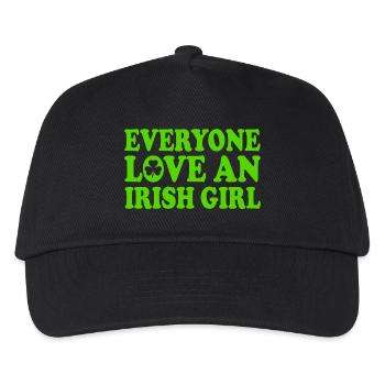 Everyone loves an irish girl - Kinder Basecap - Schwarz - Vorne