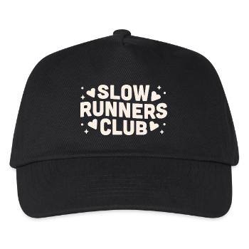 Slow runner club - Kids’ Baseball Cap - black - Front