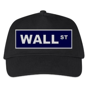 wallstreet blue - Kinder Basecap - Schwarz - Vorne