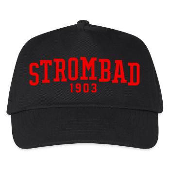 strombad college retro - Kinder Basecap - Schwarz - Vorne