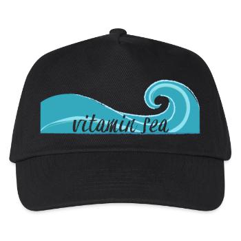 Surfer / Surfing: Vitamin Sea - Kids’ Baseball Cap - black - Front
