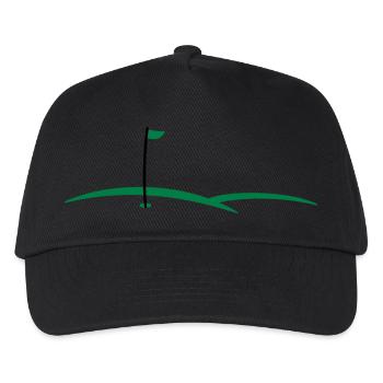 golf hole 2c - Kids’ Baseball Cap - black - Front