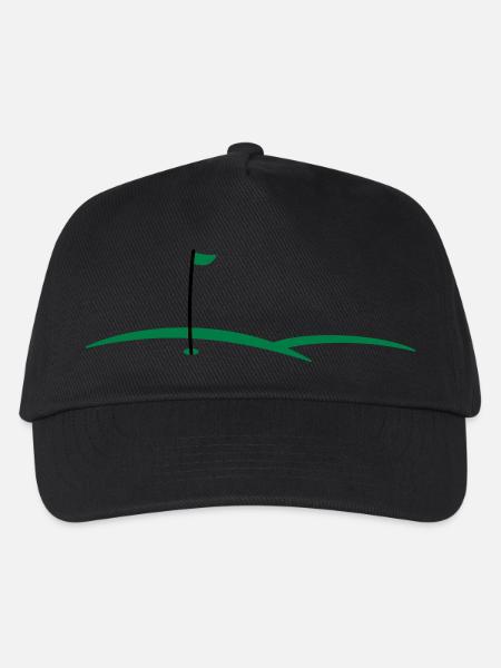 Trou de golf 2c - Casquette de baseball Enfant - noir
