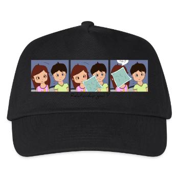 Eheleben 1 - Kinder Basecap - Schwarz - Vorne