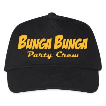 BungaBunga Party Crew - Kids’ Baseball Cap - black - Front