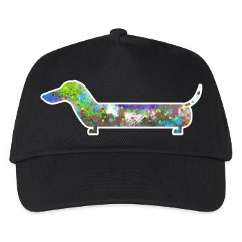 bunter Hund - Kinder Basecap - Schwarz - Vorne