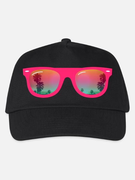 Sunglasses - Sonnenbrille - Kinder Basecap - Schwarz