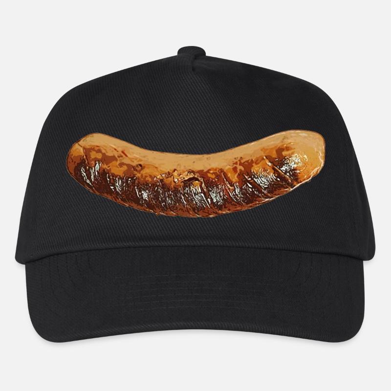 Bratwurst - Kinder Basecap - Schwarz