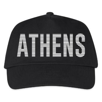 Athens - Kids’ Baseball Cap - black - Front