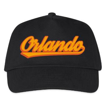 Orlando Retro Script - Kids’ Baseball Cap - black - Front