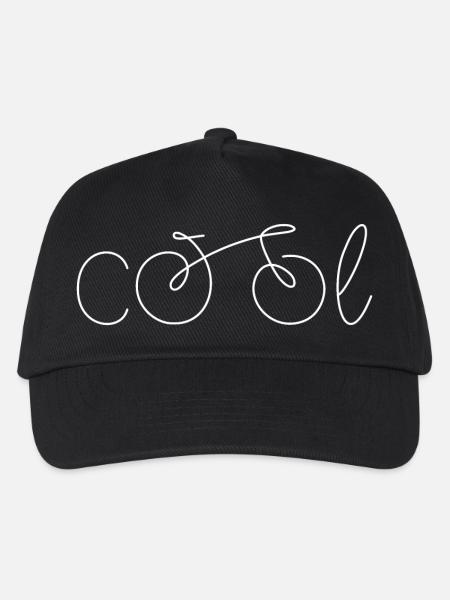 Fahrrad cool - Kinder Basecap - Schwarz