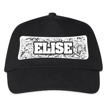 Geschenk für Elise - Kinder Basecap - Schwarz - Vorne