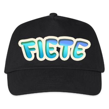 Job Fiete - Kinder Basecap - Schwarz - Vorne