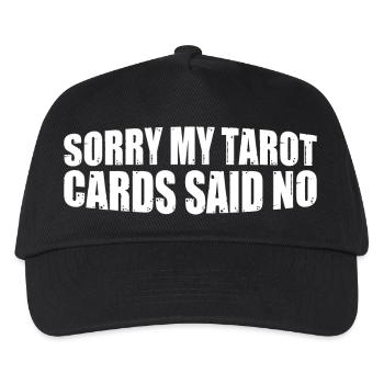 Sorry My Tarot Cards Said No 8 - Kinder Basecap - Schwarz - Vorne