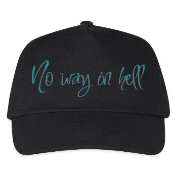 No way in hell - Kids’ Baseball Cap - black - Front