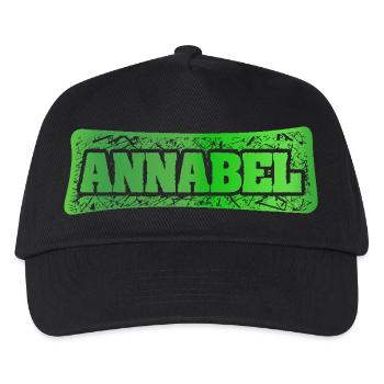 Annabel as a first name - Kids’ Baseball Cap - black - Front