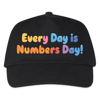 NUMBER DAY - Kids’ Baseball Cap - black - Front