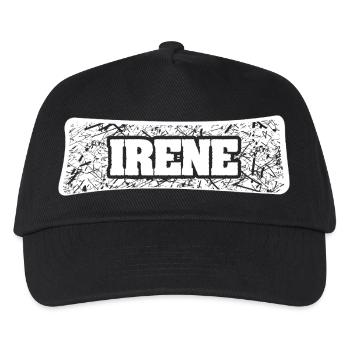 Irene als Vorname - Kinder Basecap - Schwarz - Vorne