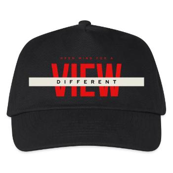 View Different Mindset - Kids’ Baseball Cap - black - Front