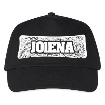 Vorname Jolena - Kinder Basecap - Schwarz - Vorne