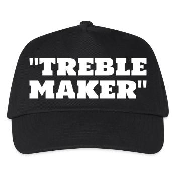Treble maker for golfers - Kids’ Baseball Cap - black - Front