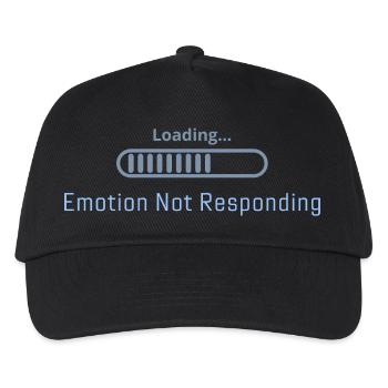 Emotion not responding - Kids’ Baseball Cap - black - Front