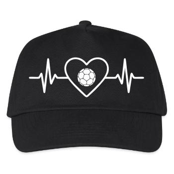 Handball Heart of handball handball - Kids’ Baseball Cap - black - Front