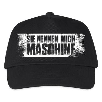Bodybuilding Bodybuilder Gym Kraftsport Maschine - Kinder Basecap - Schwarz - Vorne