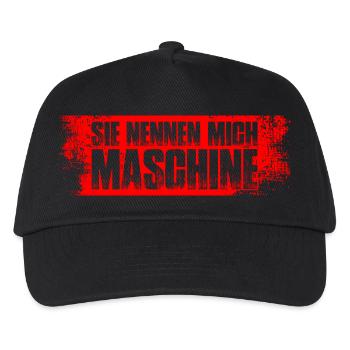 Bodybuilding Bodybuilder Gym Kraftsport Maschine - Kinder Basecap - Schwarz - Vorne