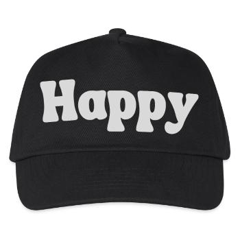 Happy - Kids’ Baseball Cap - black - Front