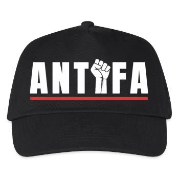 Antifa Protestfist Antifascist Statement - Kids’ Baseball Cap - black - Front