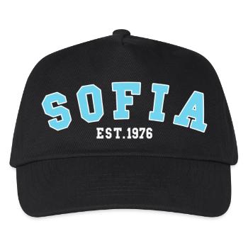 Sofia Fondée en 1976 - Casquette de baseball Enfant - noir - Devant