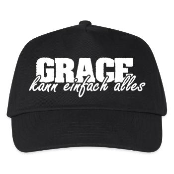 Saying Grace - Kids’ Baseball Cap - black - Front