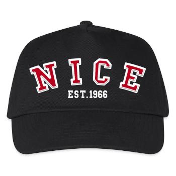 Nice Fondé en 1966 - Casquette de baseball Enfant - noir - Devant