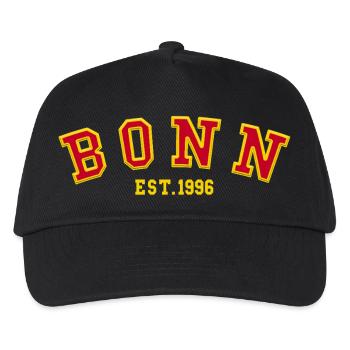Bonn gegründet 1996 - Kinder Basecap - Schwarz - Vorne