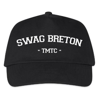 Swag Breton Tmtc T-Shirt Geschenk Humor - Kinder Basecap - Schwarz - Vorne
