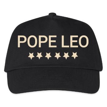 Texte du pape Léon - Casquette de baseball Enfant - noir - Devant
