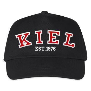 Kiel gegründet 1976 - Kinder Basecap - Schwarz - Vorne