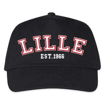 Lille Fondée en 1966 - Casquette de baseball Enfant - noir - Devant