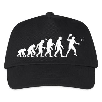 Tischtennis Evolution für Ping-Pong-Spieler - Kinder Basecap - Schwarz - Vorne