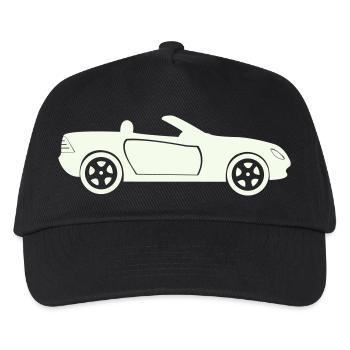 Auto Cabrio - Kinder Basecap - Schwarz - Vorne