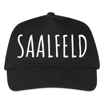 Saalfeld Stadt Name Thüringer Wald - Kinder Basecap - Schwarz - Vorne
