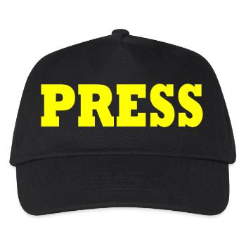 Presse - Casquette de baseball Enfant - noir - Devant